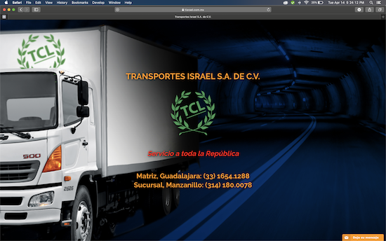 TRANSPORTES ISRAEL